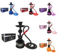 Tanya Smoke Series 14 Black Panther 1 Hose Hookah Set With 10 Carrying Case