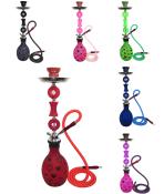 Zebra Smoke Hearts Hookah