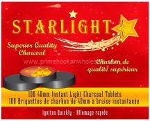 Starlight Instant Hookah Coals 40MM (100 Pieces)