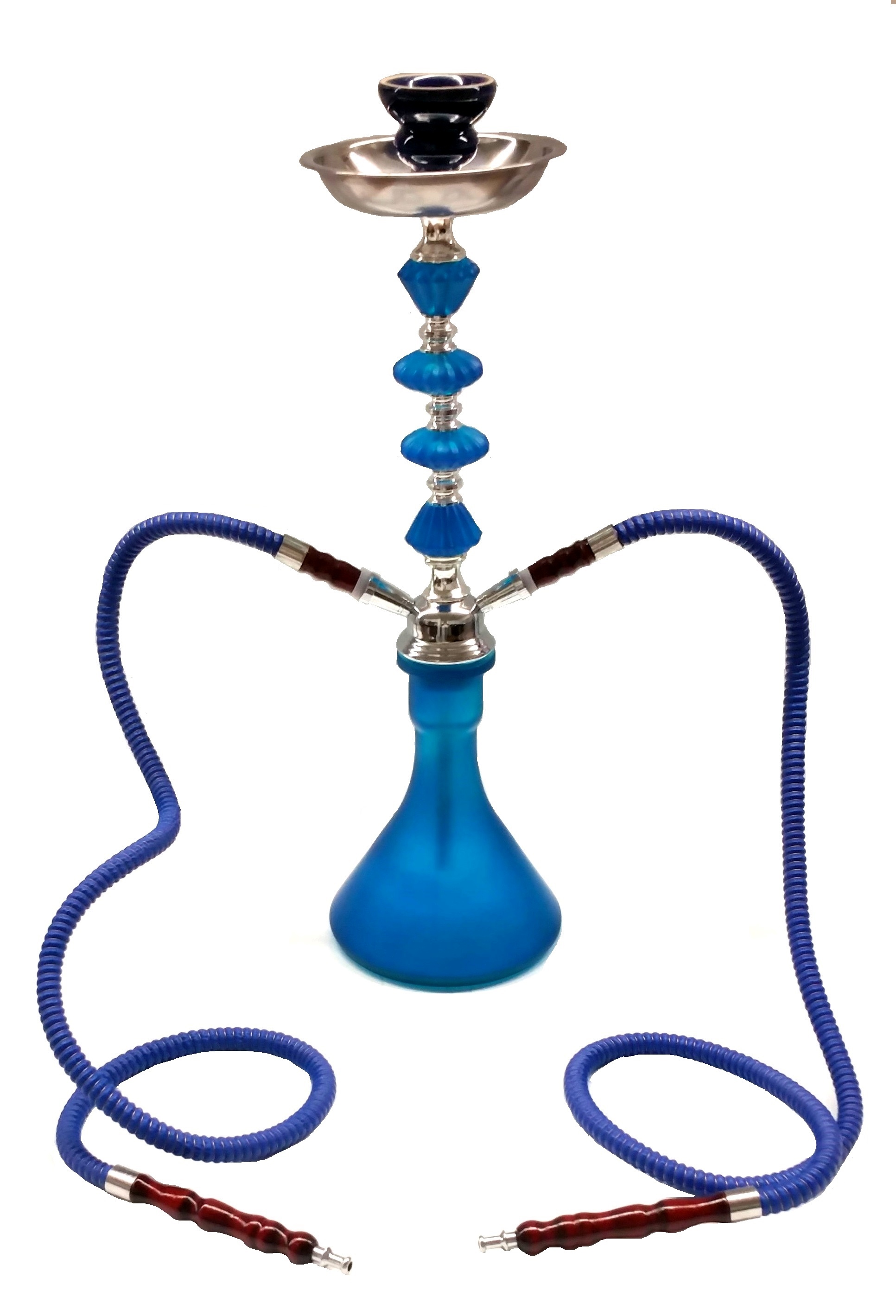 Zebra Jewel Blue Hookah 2 Hose